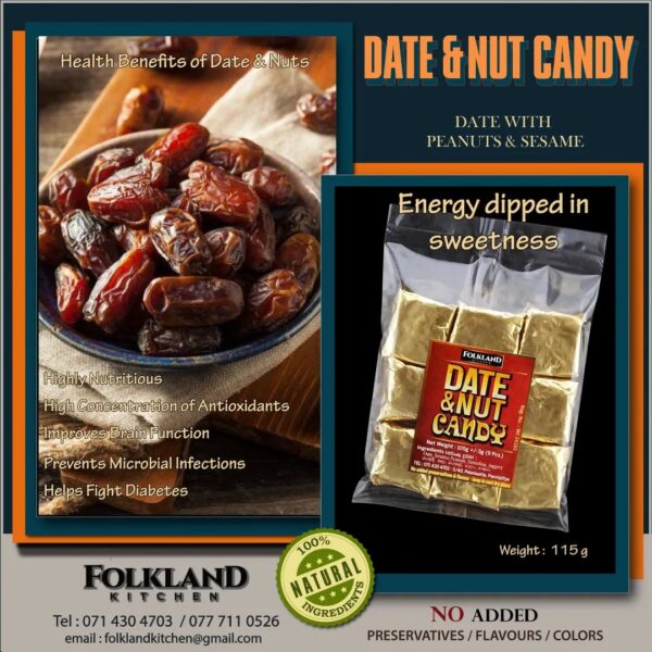 Date & Nut Candy 115g Pack