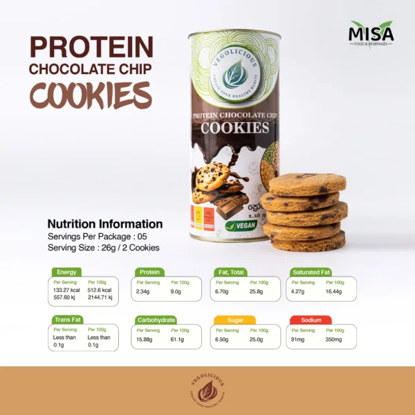 Protein Chocolate Chip Cookies - Image 2